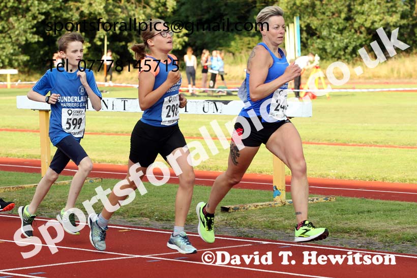 800 metres, 2021 North East Grand Prix 6, Monkton, Wednesday, August 4th. Photo: David T. Hewitson/Sports for All Pics